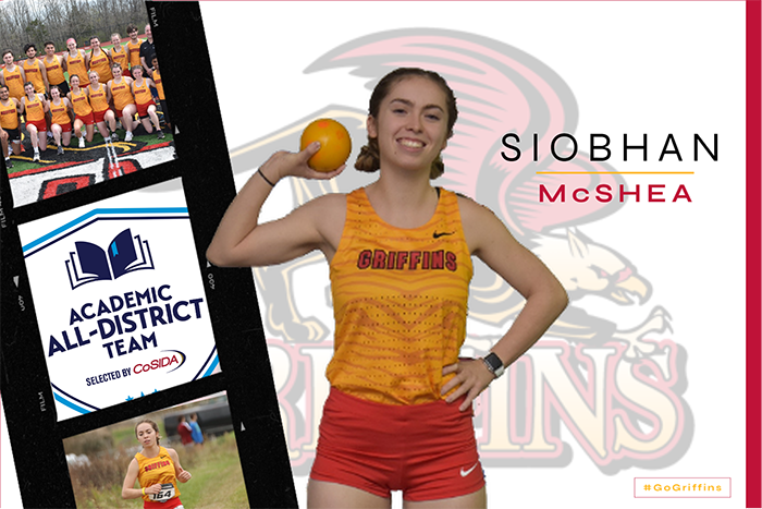 McShea Shines on CoSIDA DIII Academic All-District Women's Track & Field/Cross Country Team