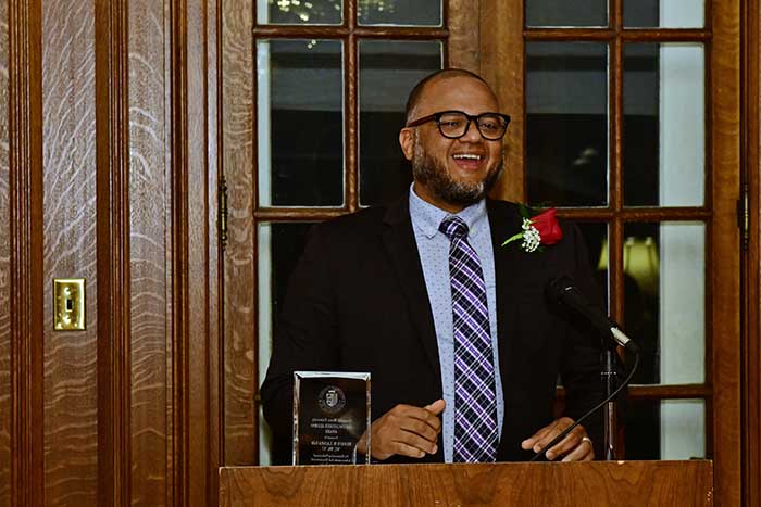 GMercyU Alum Renny Lajara, PhD Inspires Students in Philadelphia