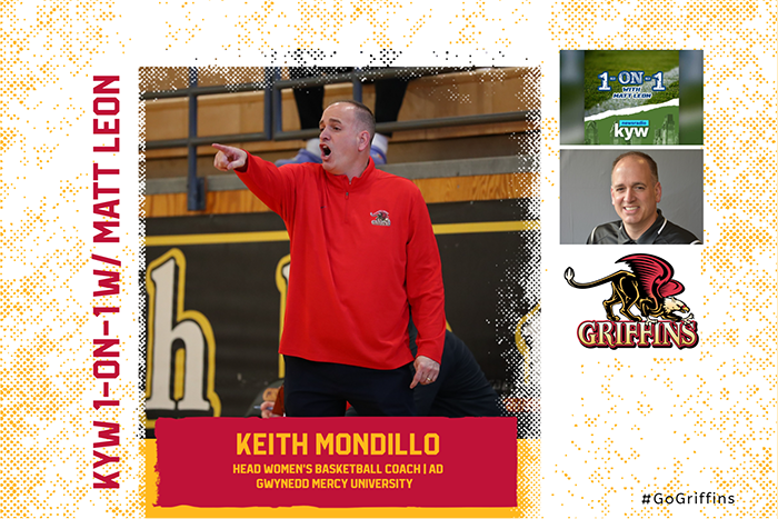 Coach Mondillo Talks GMercyU Women's Basketball on KYW's 1-on-1 with Matt Leon