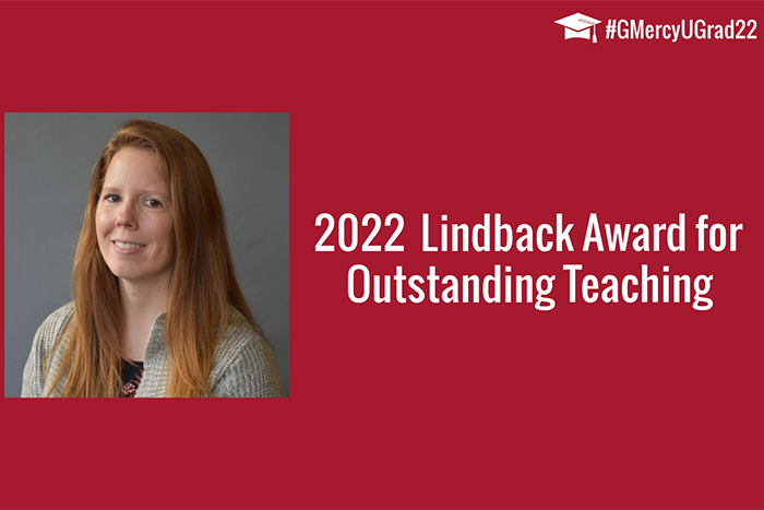 Dr. Lettini Receives Lindback Distinguished Teaching Award