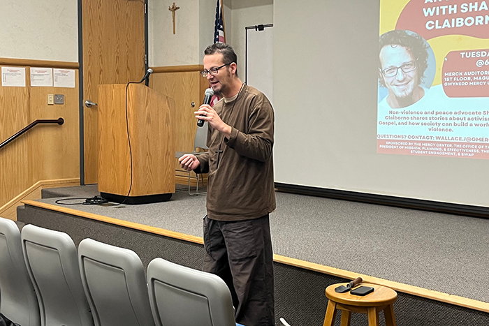 Activist Shane Claiborne Presents During GMercyU’s Work for Justice Week