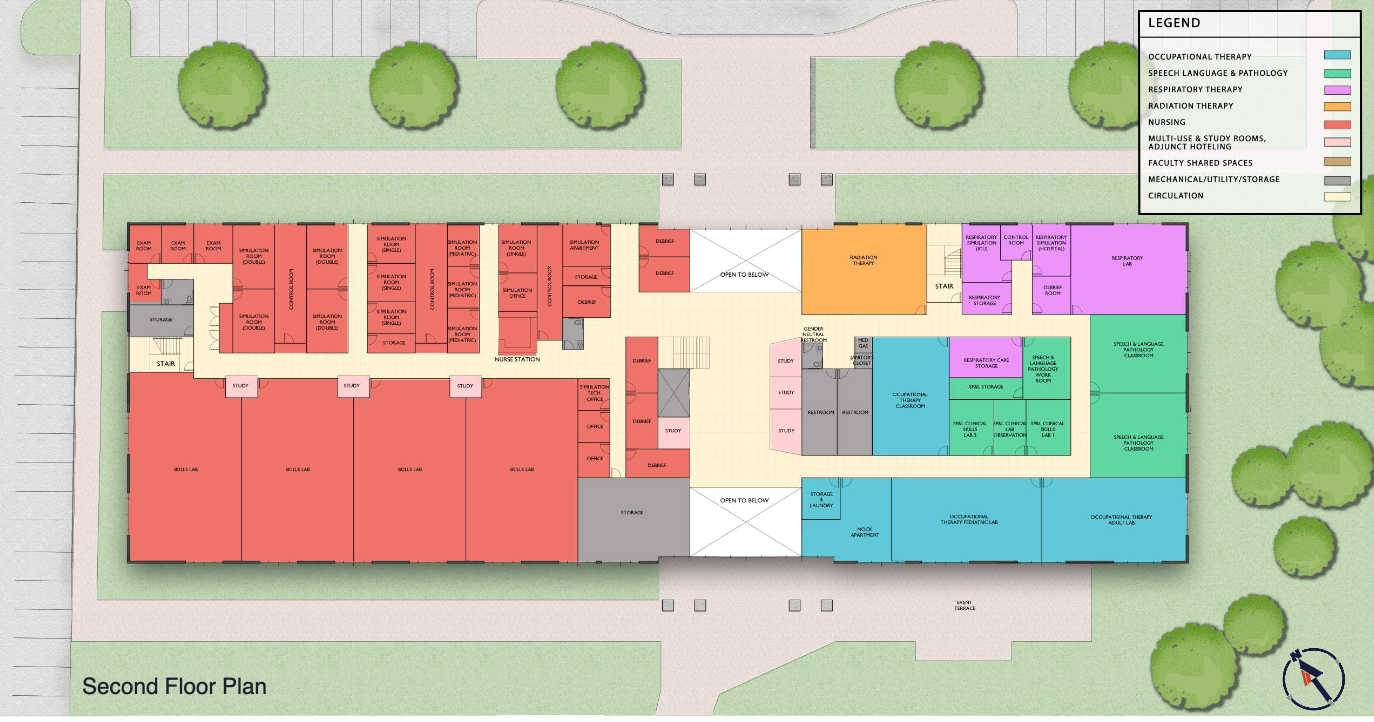 Second floor plan