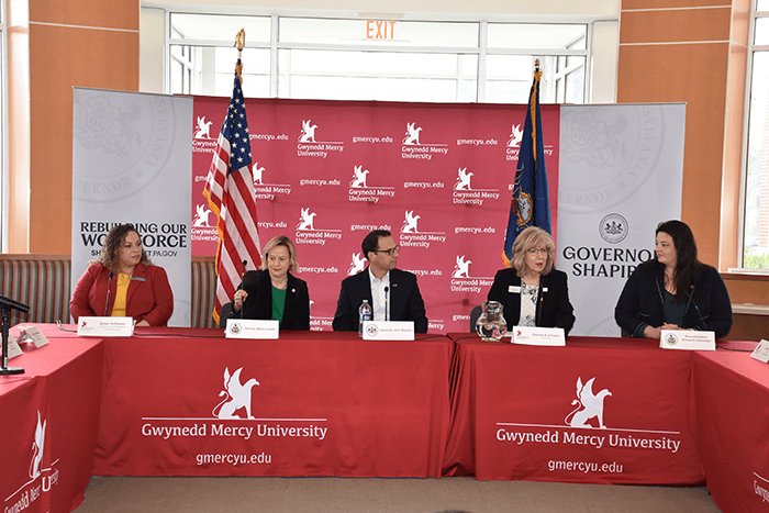 GMercyU Nursing Students Engage in Roundtable Discussion with PA Governor Josh Shapiro