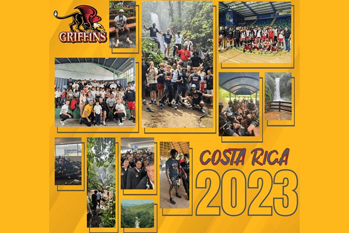 Preseason in Paradise: Griffin Men’s Basketball Visits Costa Rica for Competition, Community Service, and Fun