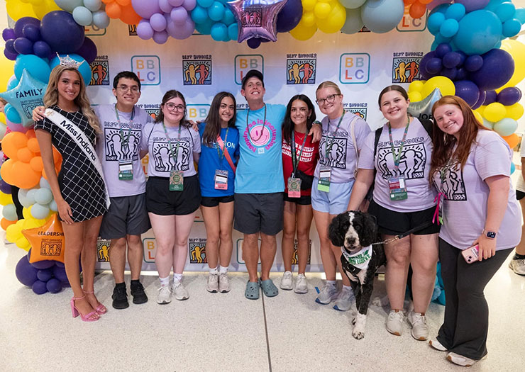 Students with Tanner Smith at BBLC 2025