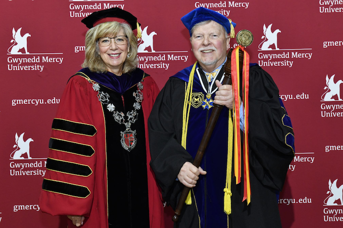 Dr. Ray Bandlow with President Deanne D'Emilio