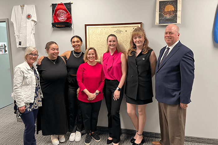 Education Students Visit PA State Senator to Discuss Student-Teacher Stipend