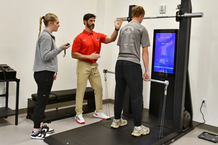 Exercise Science Students with Dr. Colin Pennington