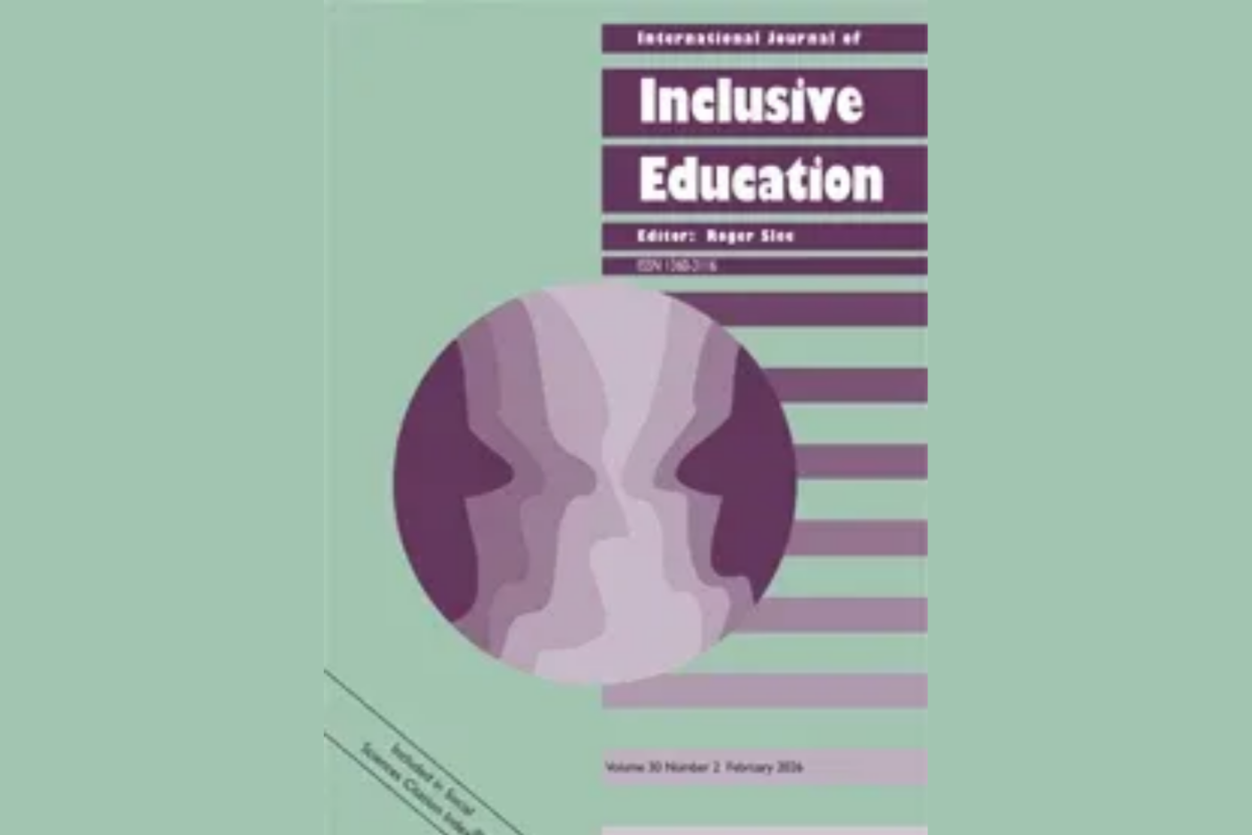 Cover of the International Journal of Inclusive Education