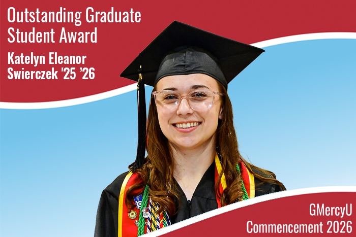 Katelyn Swierczek Receives Alumni Association Award for Outstanding Graduate Student