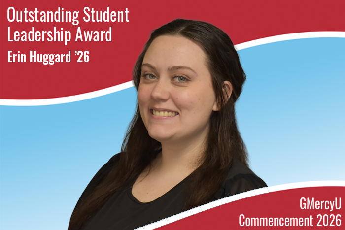 Erin Huggard Receives Outstanding Student Leadership Award