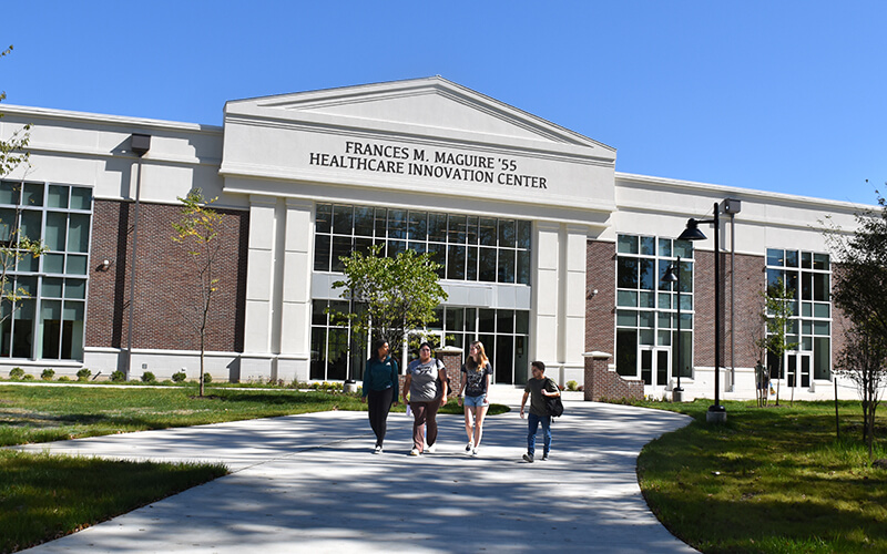 The new Frances M. Maguire '55 Healthcare Innovation Center