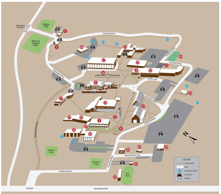 GMercyU Campus Map